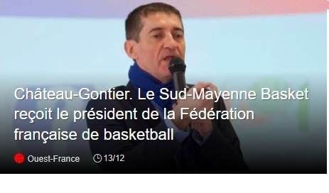 SMB reçoit le Président de la FFBB